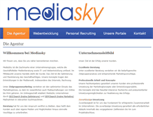 Tablet Screenshot of mediasky.de